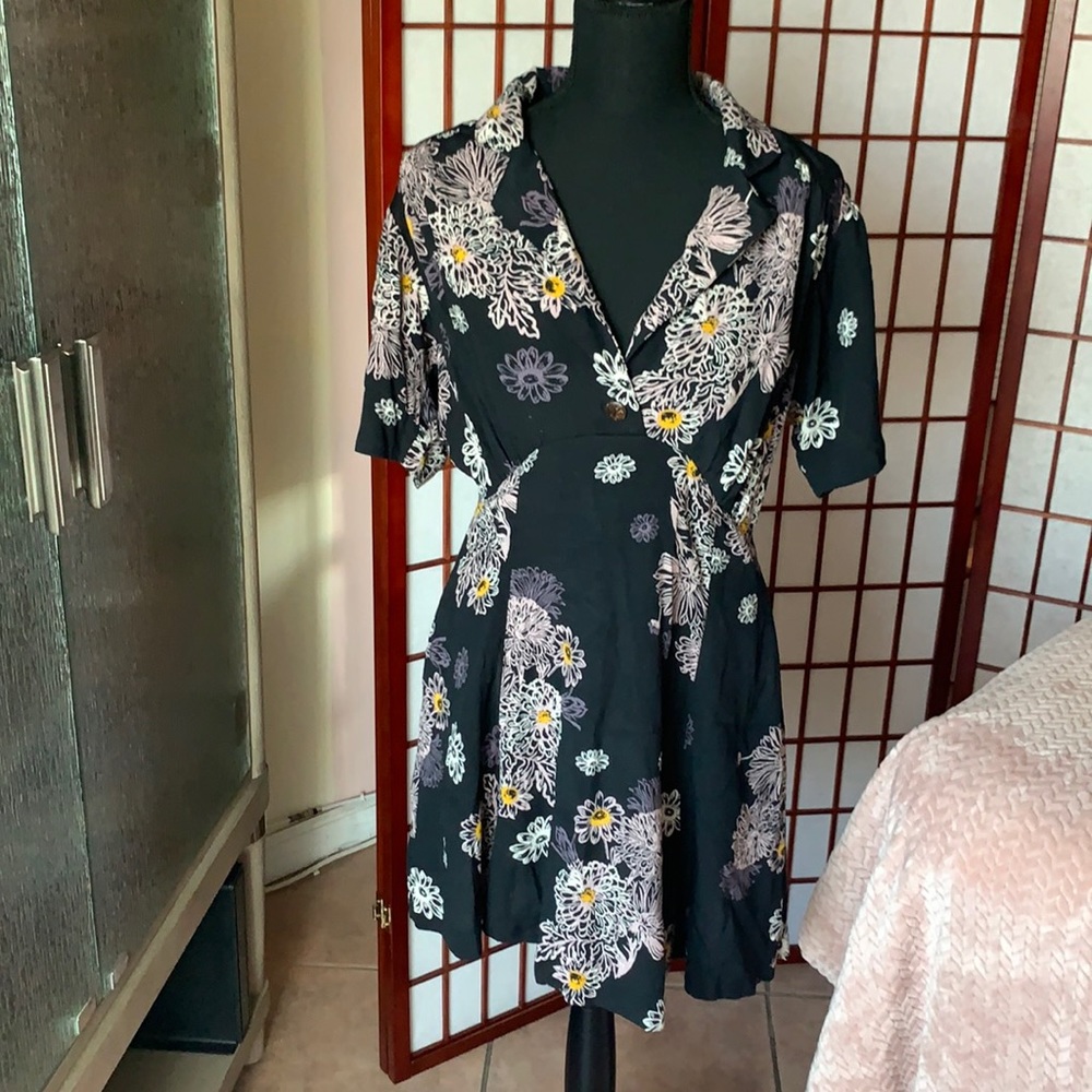 Free People cozy dress with side pockets